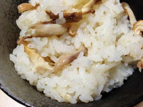 白だし簡単松茸ご飯